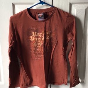 Harley Davidson long sleeve tee size s